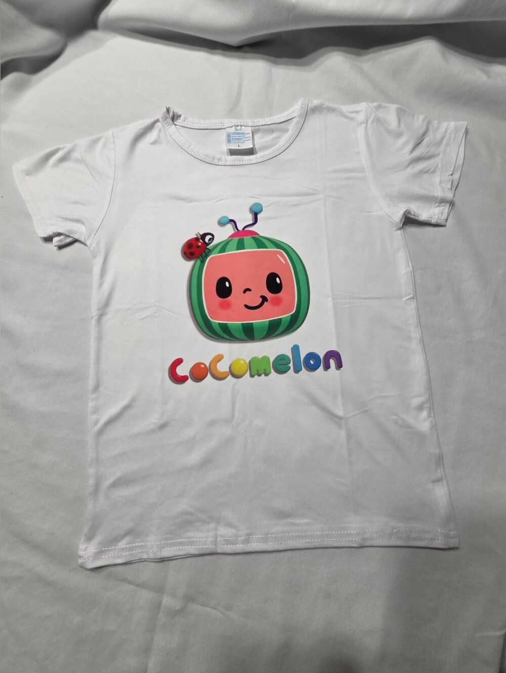 White Kids Graphic Tee